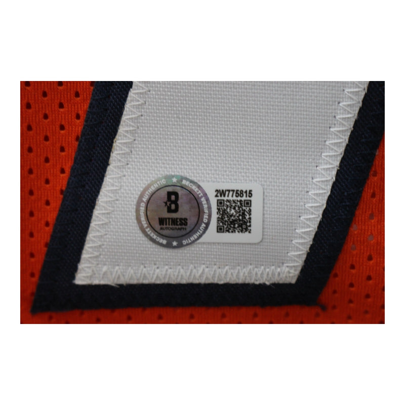 Dre Greenlaw Autographed Orange Custom Jersey