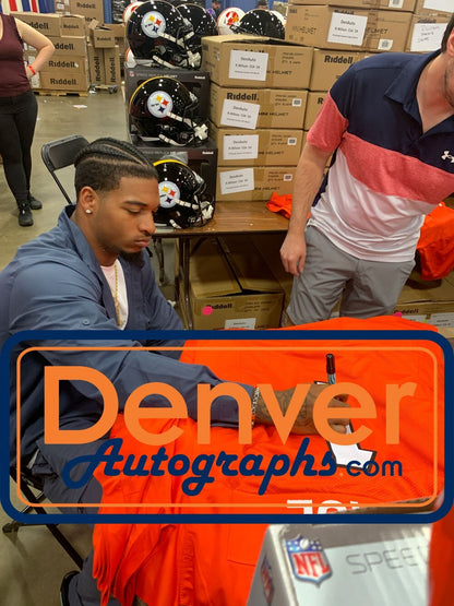Ja'Marr Chase Signed Orange Pro Style Custom Jersey
