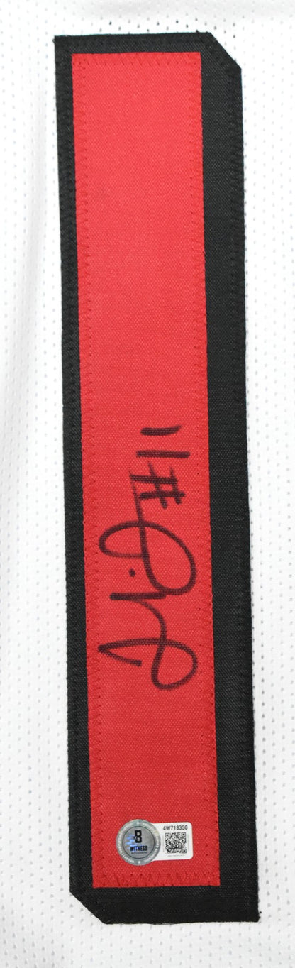 Julio Jones Signed Atlanta Falcons White Custom Jersey