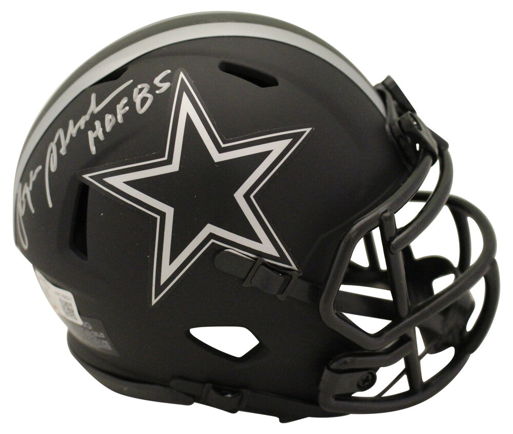 Roger Staubach Signed Dallas Cowboys Eclipse Mini Helmet