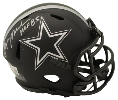Roger Staubach Signed Dallas Cowboys Eclipse Mini Helmet