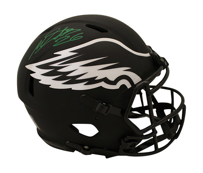 Miles Sanders Signed Philadelphia Eagles Authentic Eclipse Speed Helmet