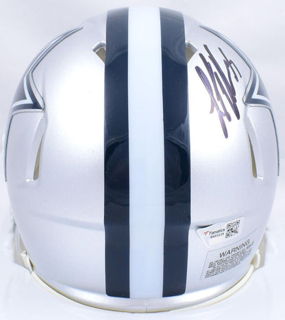Leighton Vander Esch Signed Dallas Cowboys Speed Mini Helmet