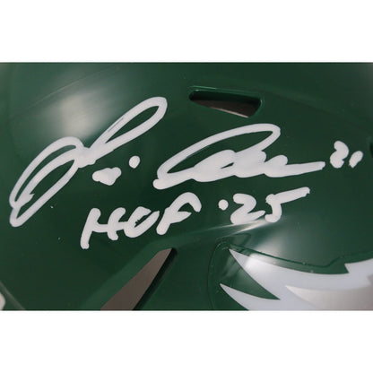 Eric Allen Philadelphia Eagles Autographed Throwback Mini Helmet HOF 25