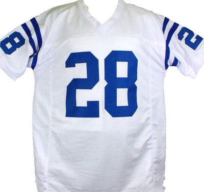 Marshall Faulk Signed White Custom Jersey - '94 ROY Inscription