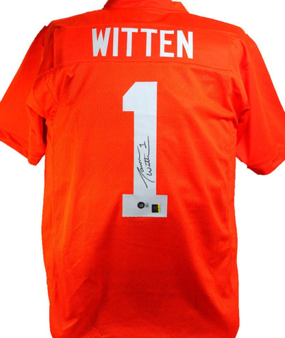 Jason Witten Signed Tennessee Orange Custom College Jersey