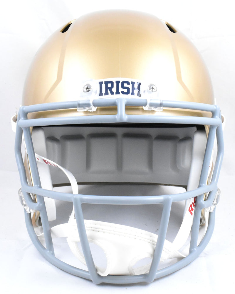 Tim Brown Signed Notre Dame Fighting Irish Full Size Speed Helmet - Black