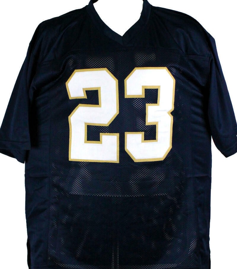 Kyren Williams Signed Notre Dame Custom Blue Jersey