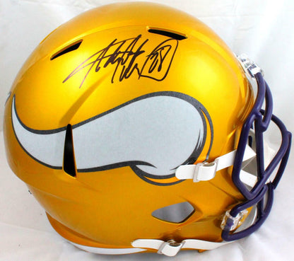 Adrian Peterson Signed Minnesota Vikings Flash Full Size Helmet