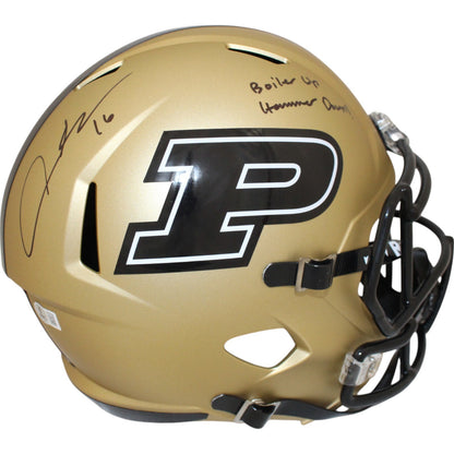 Aidan O'Connell Signed Purdue Boilermakers Full Size Replica Helmet