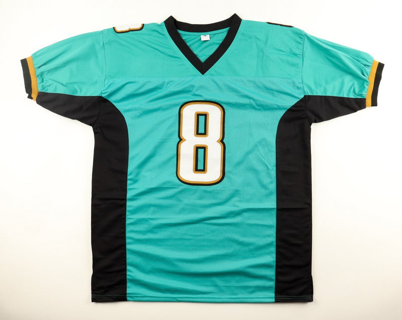 Mark Brunell Autographed Jacksonville Jaguars Teal Custom Jersey