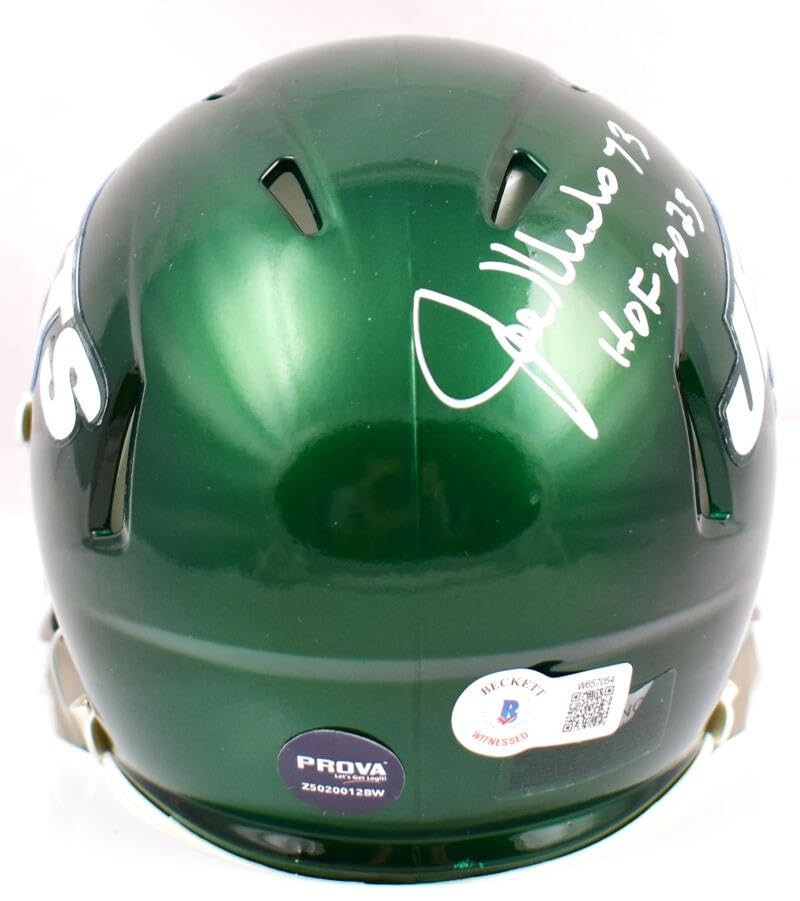 Joe Klecko Signed New York Jets Speed Mini Helmet - HOF 2023