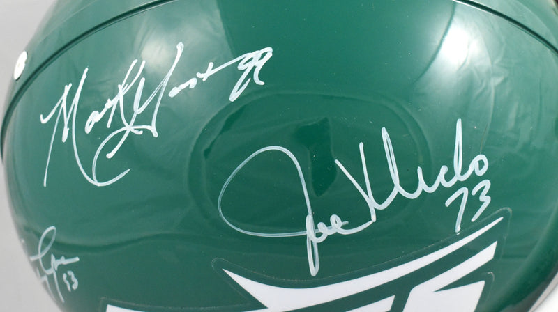 Sack Exchange Signed New York Jets Full Size Authentic Helmet