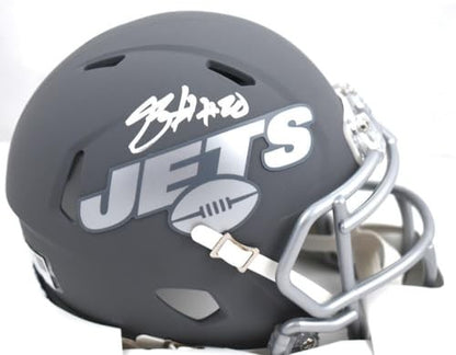 Breece Hall Signed New York Jets Slate Speed Mini Helmet