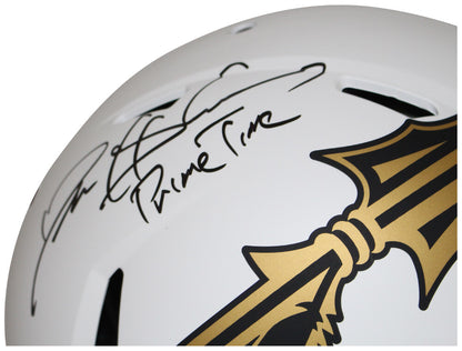 Deion Sanders Signed Florida State Full Size Authentic Lunar Helmet