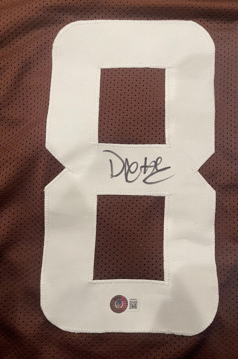 David Njoku Cleveland Browns Signed Custom Jersey (Beckett COA)
