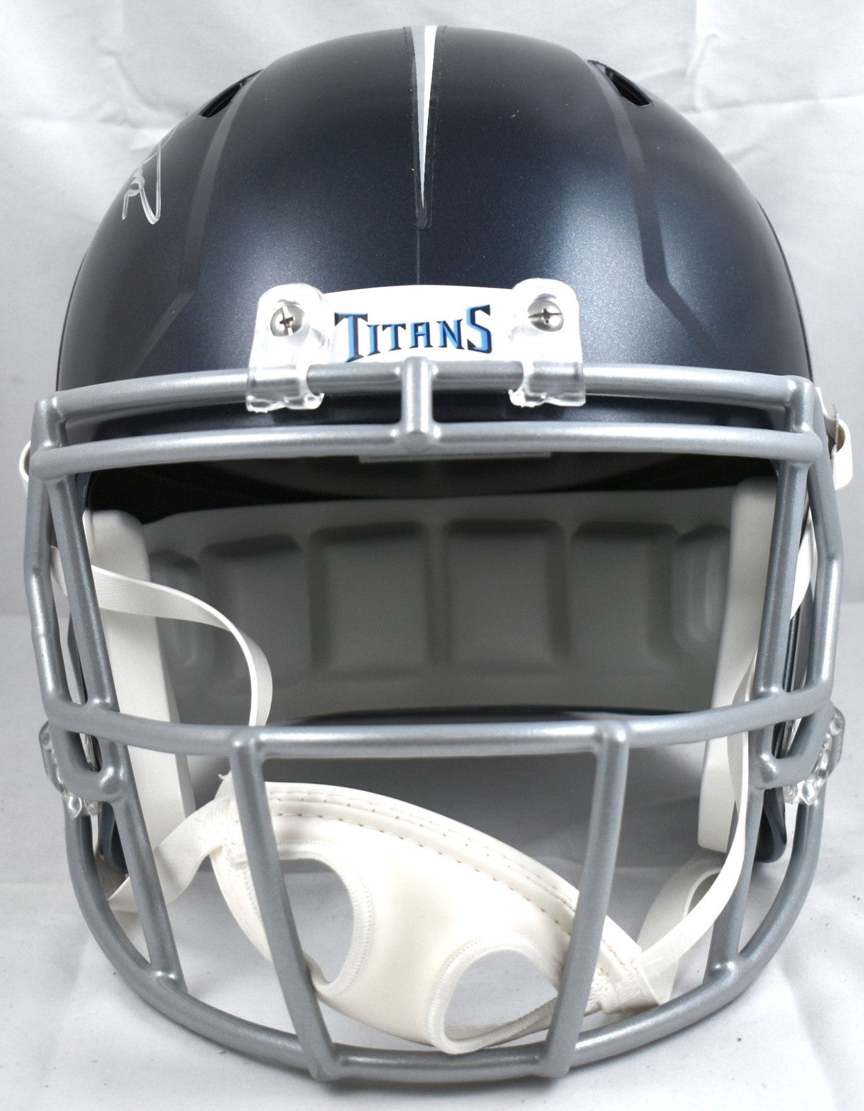Will Levis Signed Tennessee Titans Full Size Speed Helmet - Silver Edition