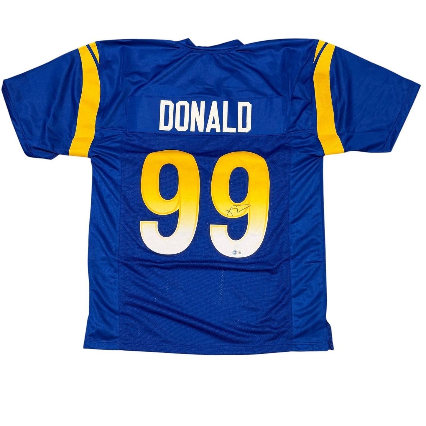 Aaron Donald Autographed Los Angeles Rams Custom Jersey