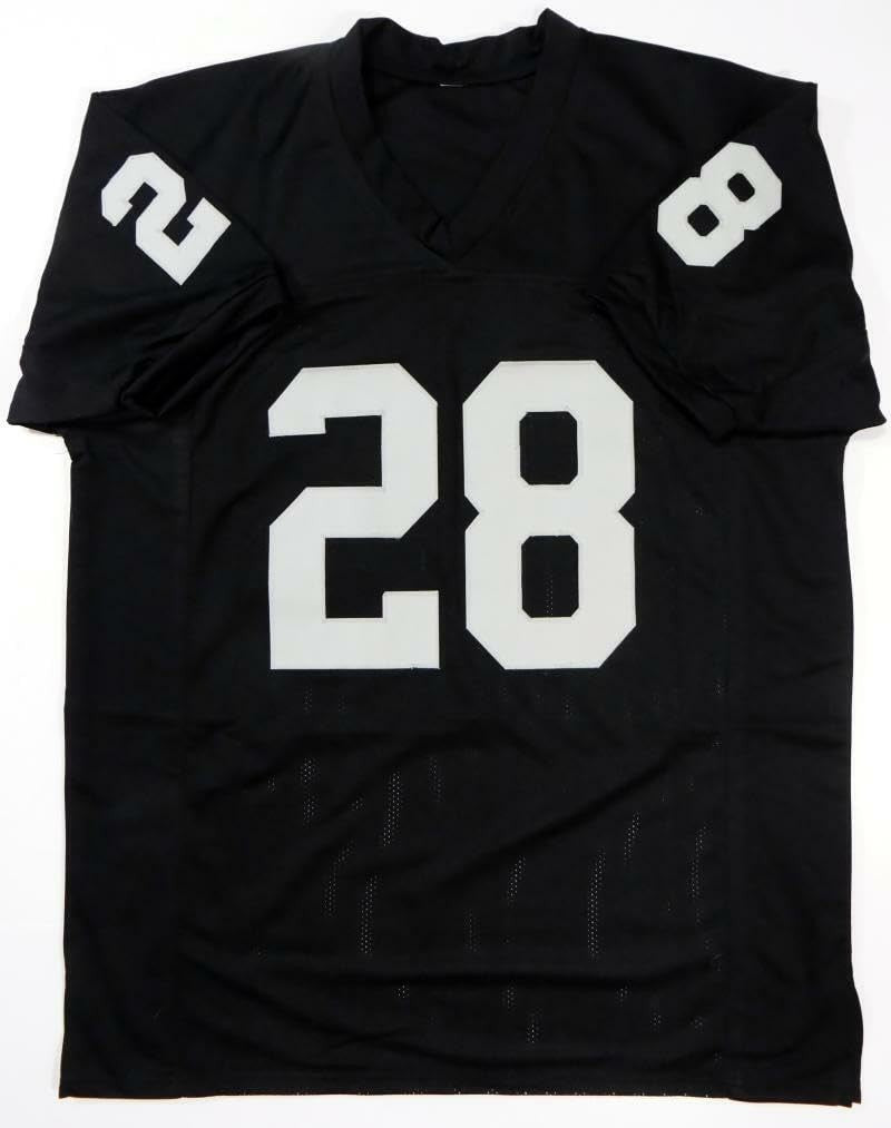 Josh Jacobs Autographed Black Custom Football Jersey