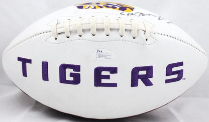 Leonard Fournette Signed LSU Tigers Logo Football