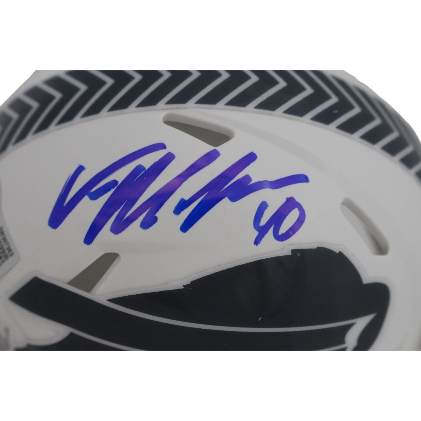 Von Miller Autographed Buffalo Bills 2024 Salute to Service Mini Helmet