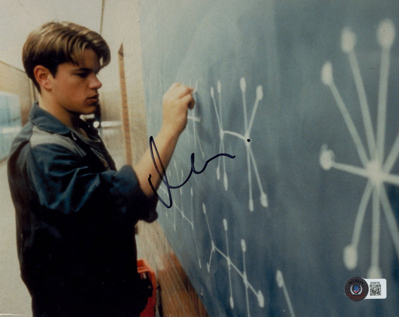 Matt Damon Signed Good Will Hunting 8x10 Photo