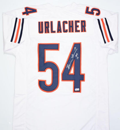 Brian Urlacher Signed Chicago Bears Custom White Jersey - HOF 2018