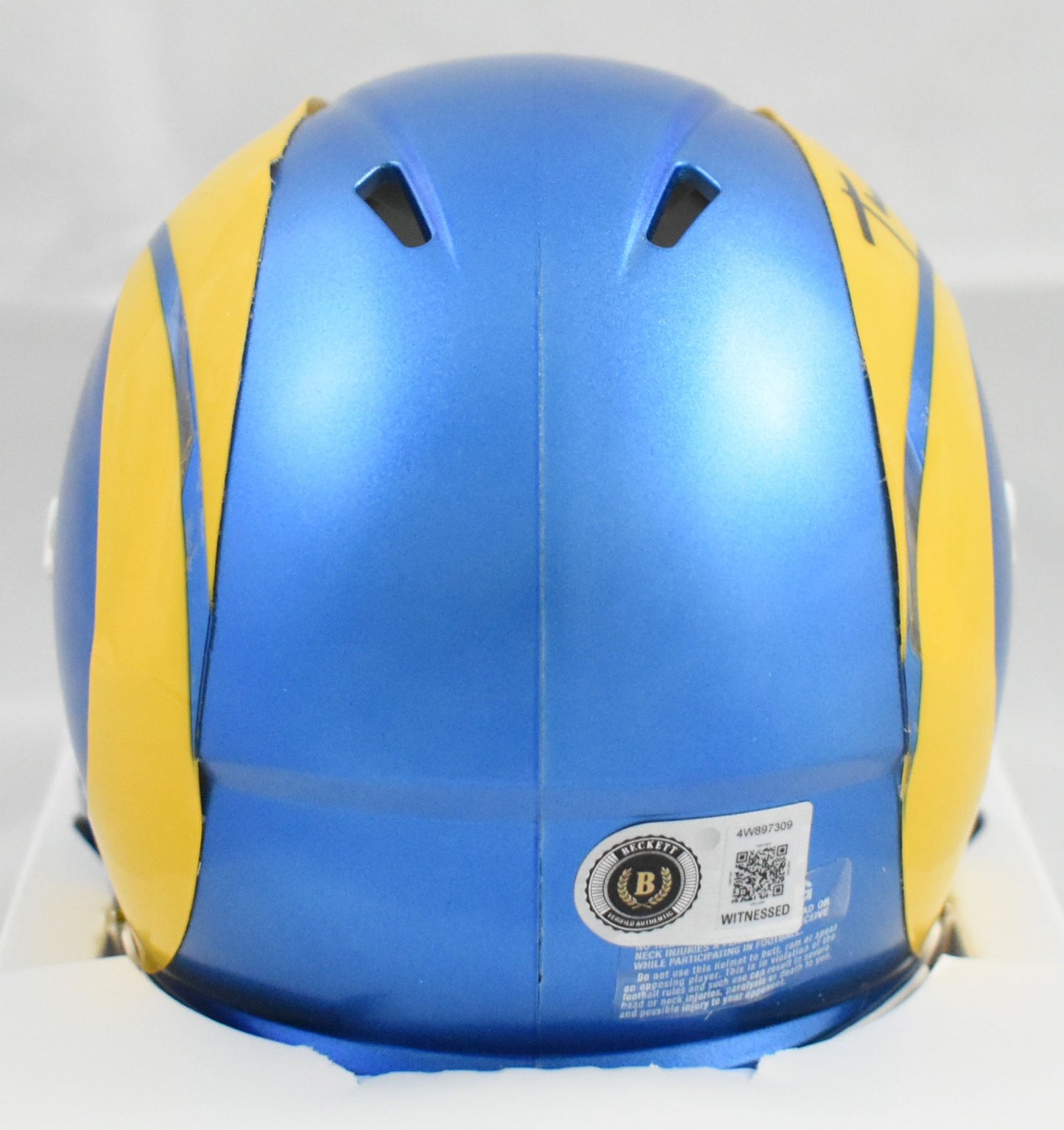 Torry Holt Autographed Los Angeles Rams Speed Mini Helmet