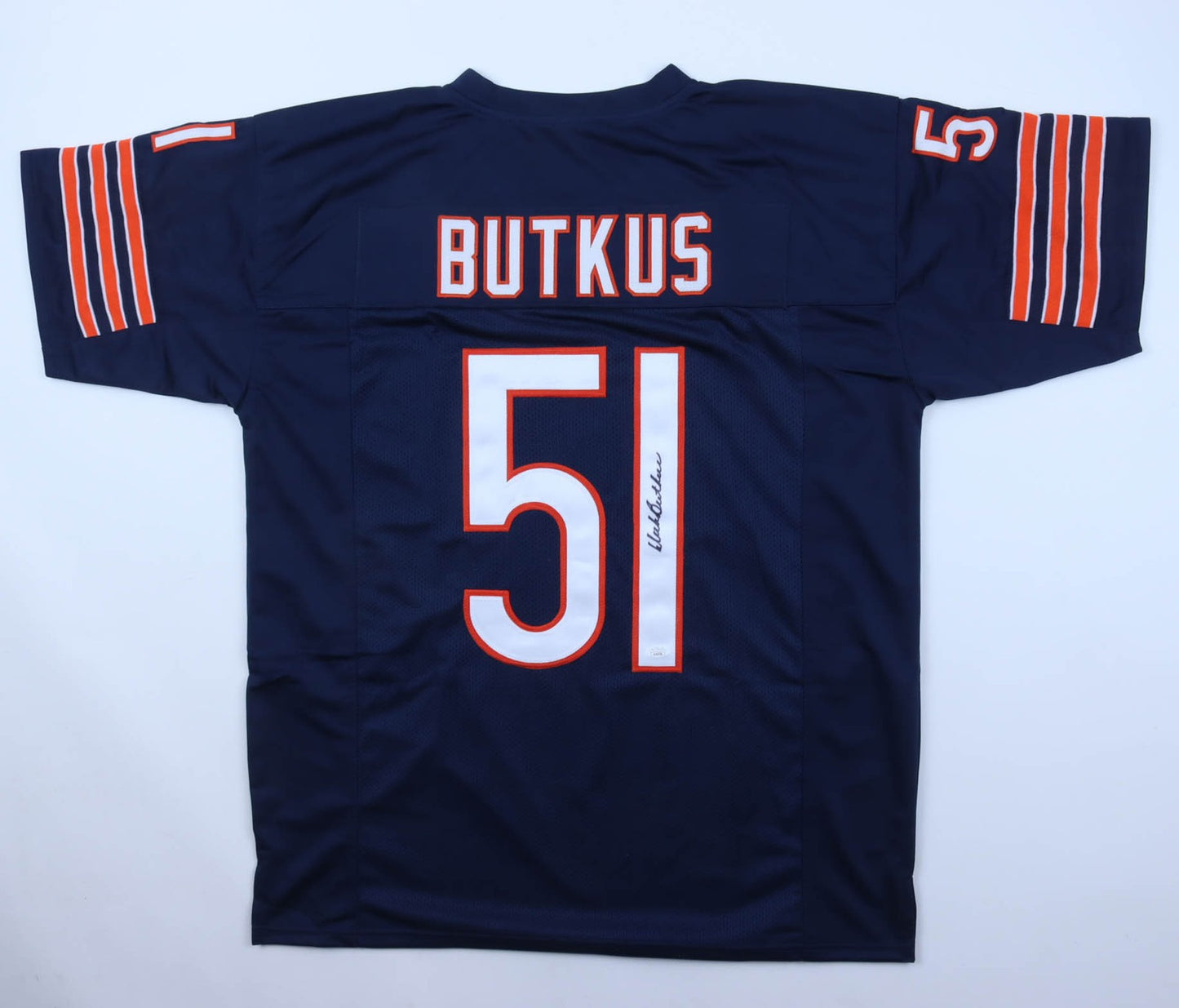 Dick Butkus Chicago Bears Autographed Blue Custom Jersey