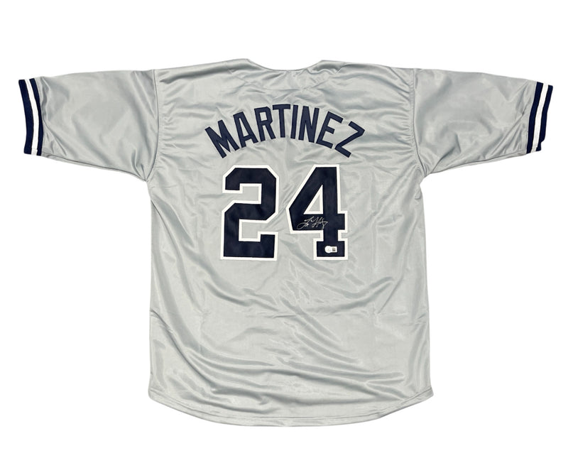 Tino Martinez Signed New York Yankees Custom Jersey (BAS COA)