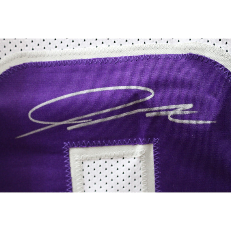Jordan Addison Autographed 2024 Alternate White Pro Style Jersey