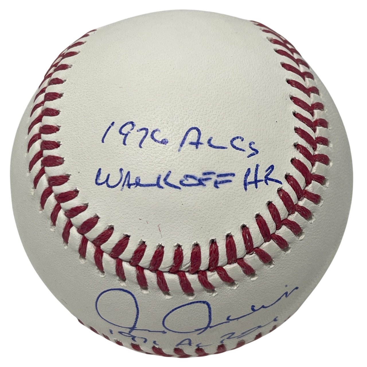 Chris Chambliss Signed Official Major League Baseball (3 Inscriptions)