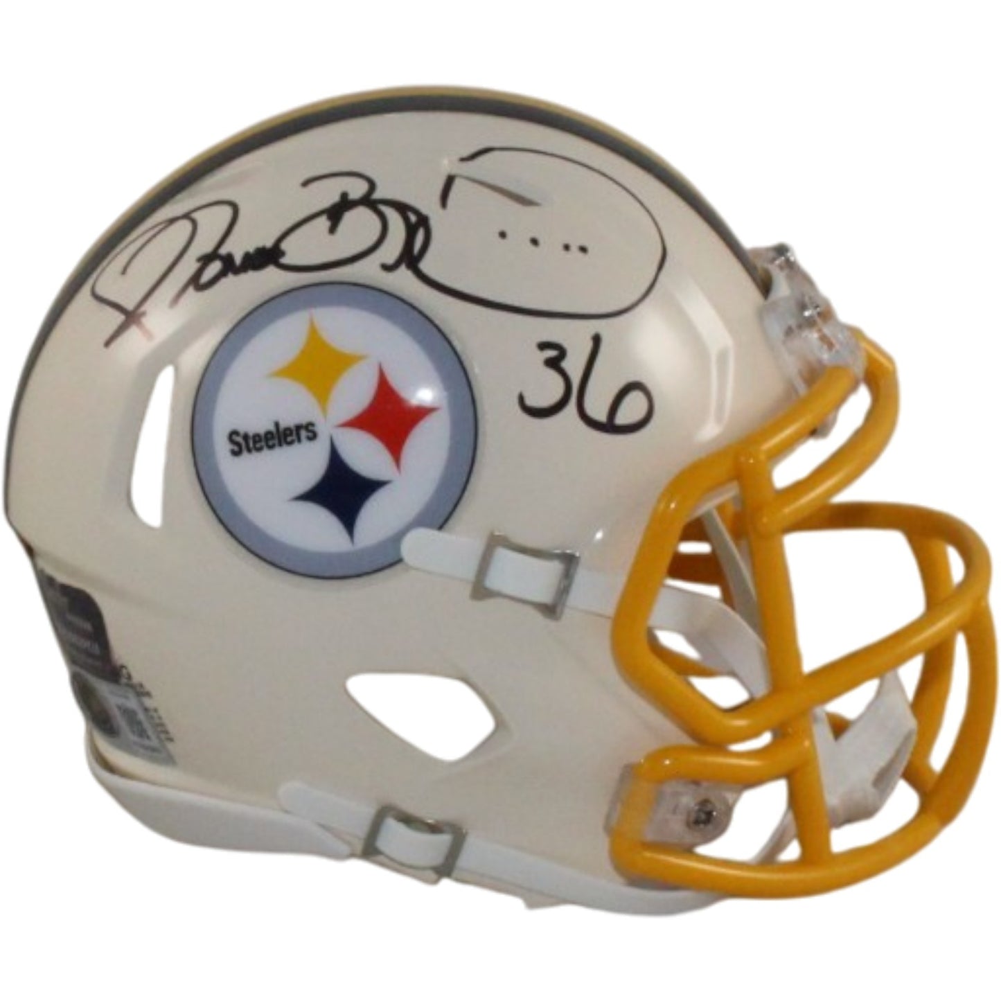 Jerome Bettis Signed Pittsburgh Steelers Retro Mini Helmet