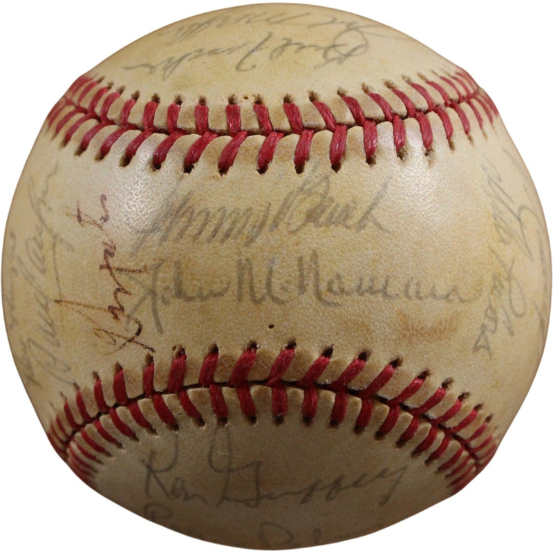 Johnny Bench & Joe Morgan 1981 Cincinnati Reds Team Signed Baseball