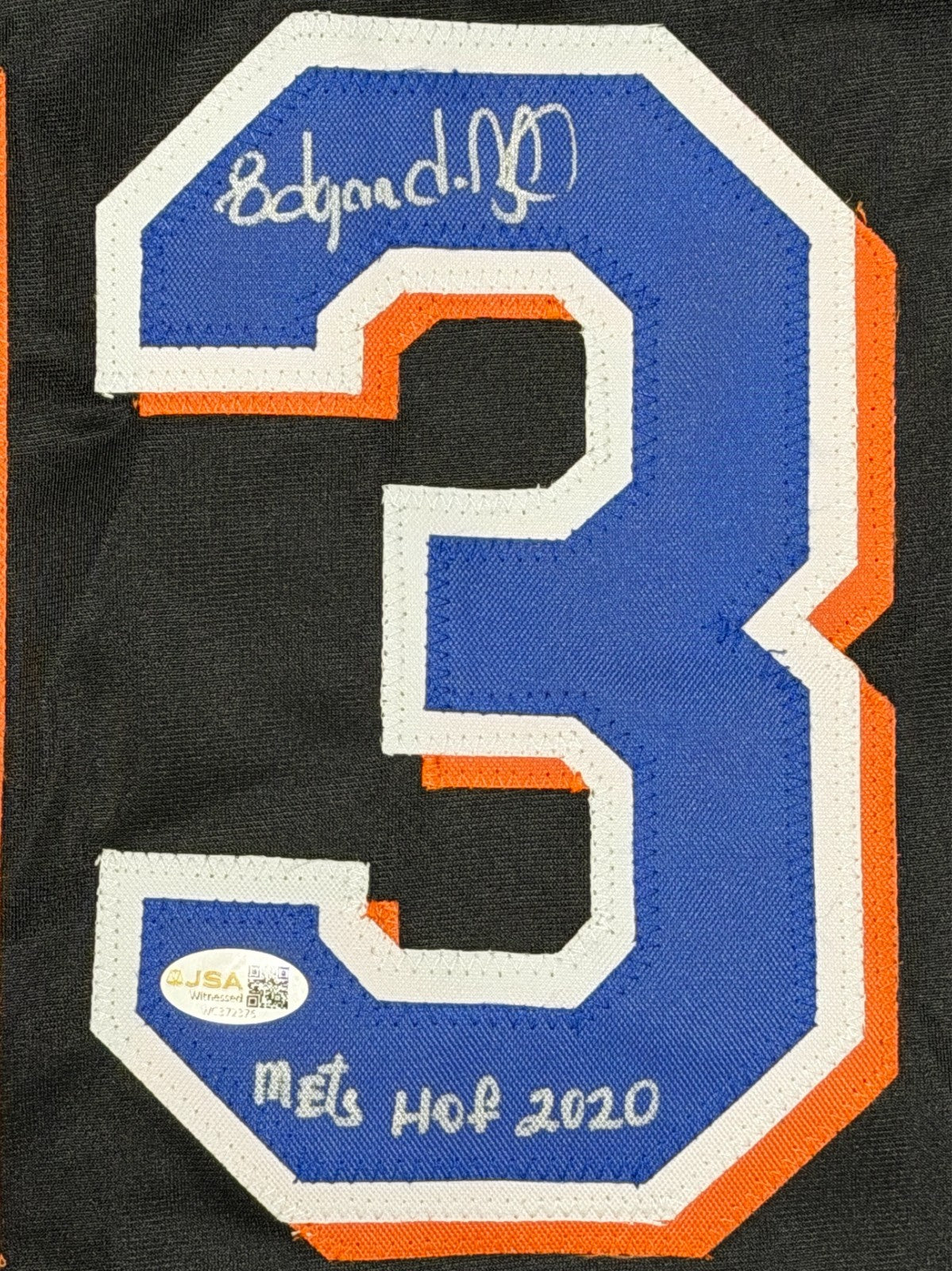 Edgardo Alfonzo Signed New York Mets Custom Jersey - Mets HOF 2020