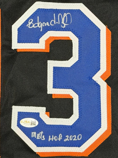 Edgardo Alfonzo Signed New York Mets Custom Jersey - Mets HOF 2020