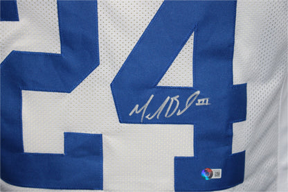 Marion Barber Signed Dallas Cowboys Custom Football Jersey Beckett