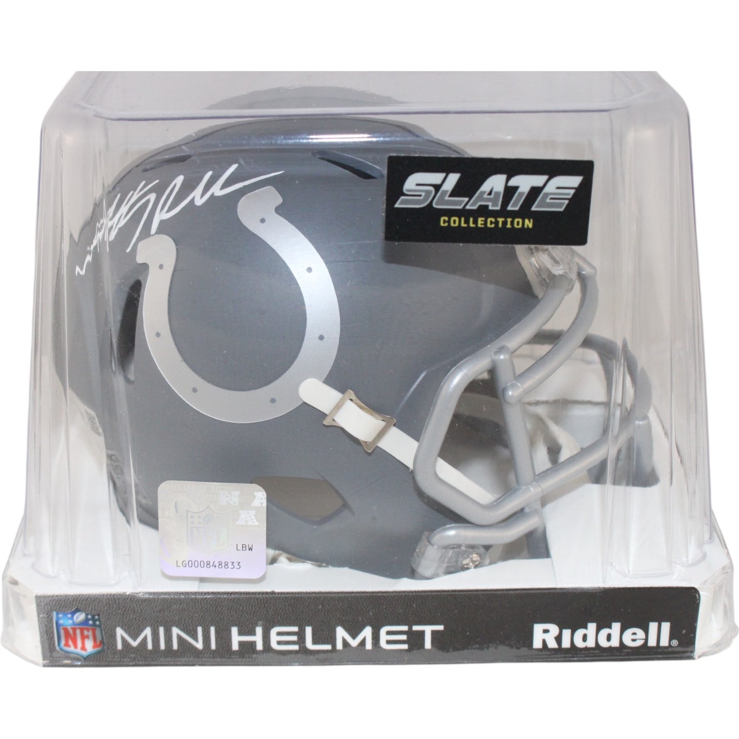 Anthony Richardson Indianapolis Colts Signed Slate Mini Helmet