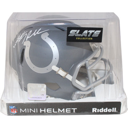 Anthony Richardson Indianapolis Colts Signed Slate Mini Helmet