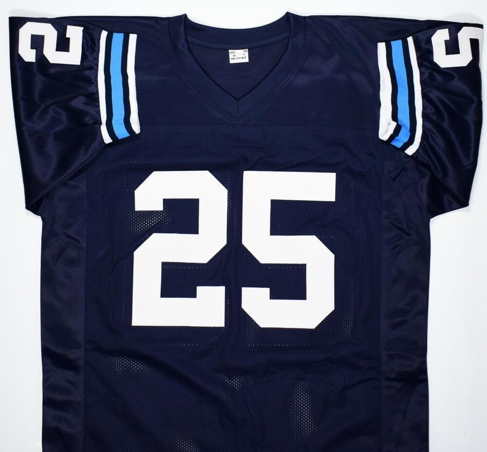 Raghib "Rocket" Ismail Autographed Blue Custom Jersey