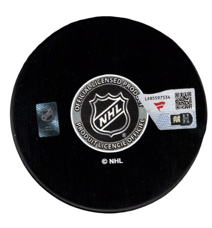 Sam Reinhart Signed Florida Panthers Logo Hockey Puck