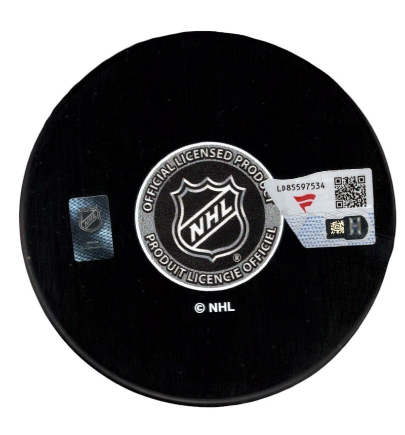 Sam Reinhart Signed Florida Panthers Logo Hockey Puck