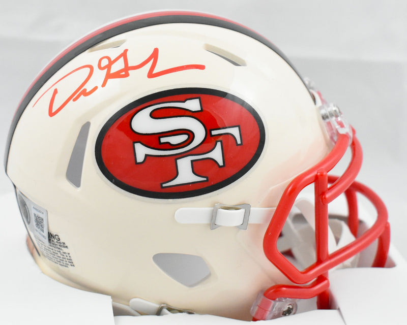 Dre Greenlaw Signed San Francisco 49ers Retro Speed Mini Helmet