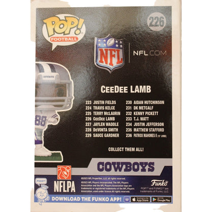 CeeDee Lamb Autographed Dallas Cowboys Funko Pop! (Fanatics #226)
