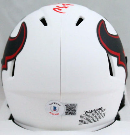 Phillip Lindsay Signed Houston Texans Lunar Speed Mini Helmet