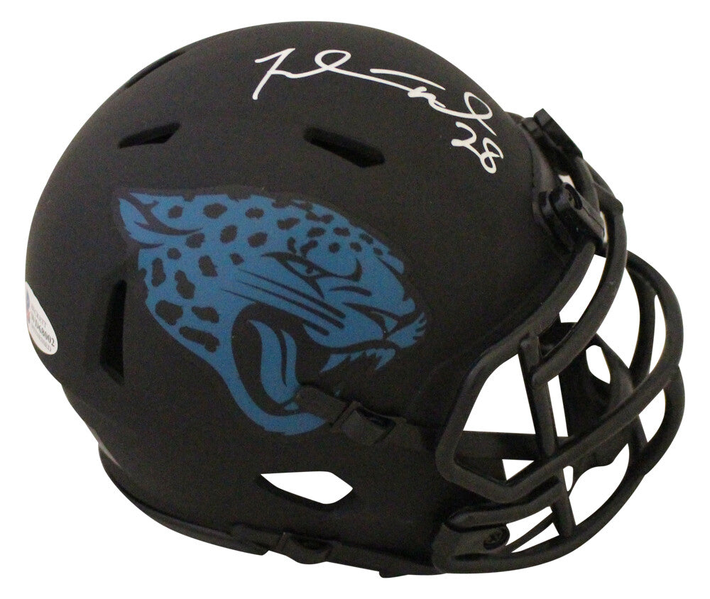 Fred Taylor Signed Jacksonville Jaguars Eclipse Mini Helmet (BAS)