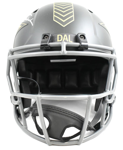 Roger Staubach Autographed Dallas Cowboys 2025 Salute to Service Helmet