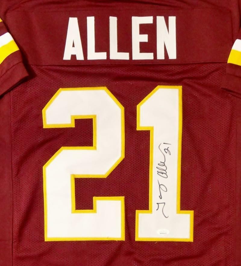 Terry Allen Autographed Maroon Custom Jersey