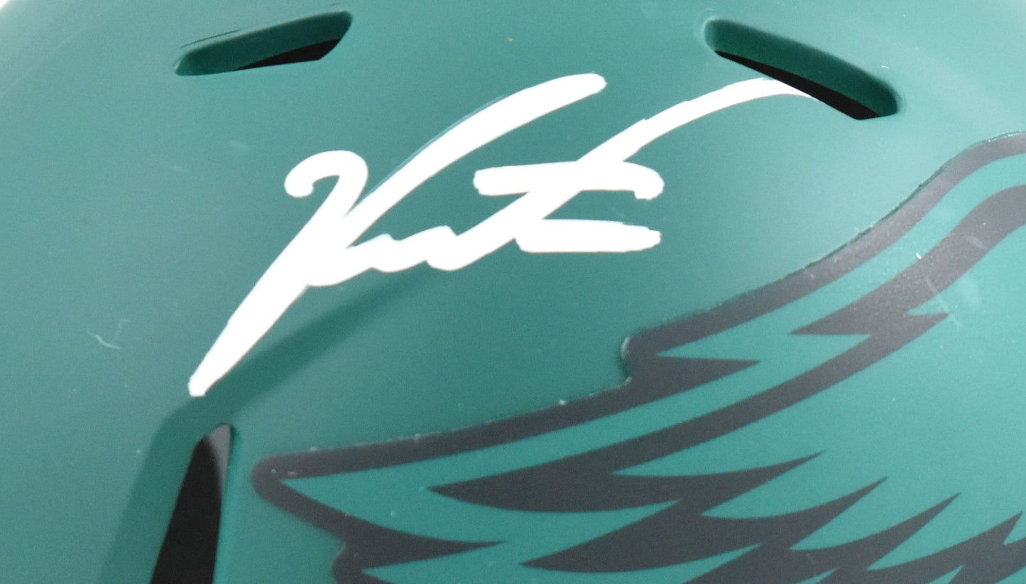 Jalen Carter Signed Philadelphia Eagles Rave Speed Mini Helmet