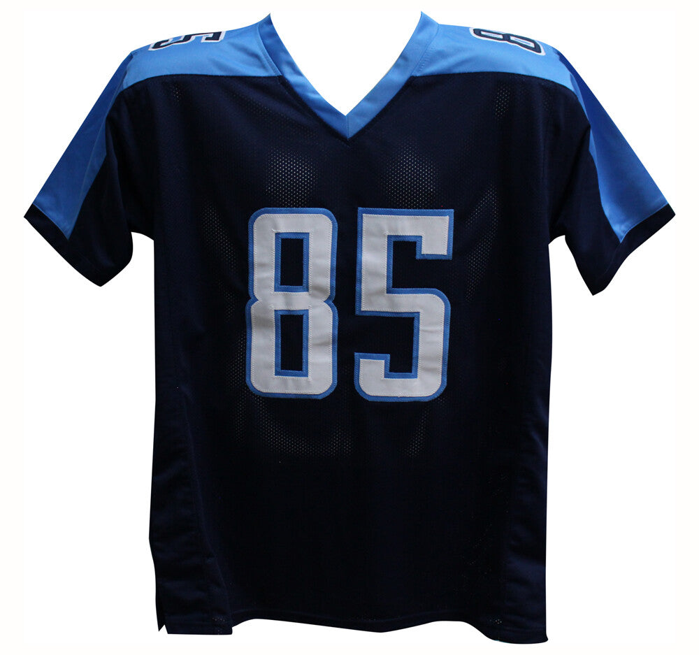 Derrick Mason Autographed Tennessee Titans Custom Football Jersey